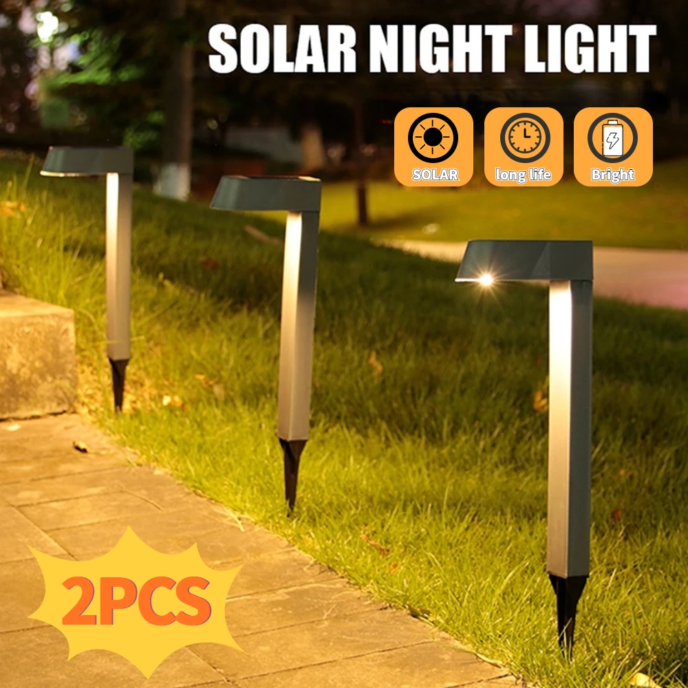 

2 шт. светодиодный светодиодные солнечные светильники для газона