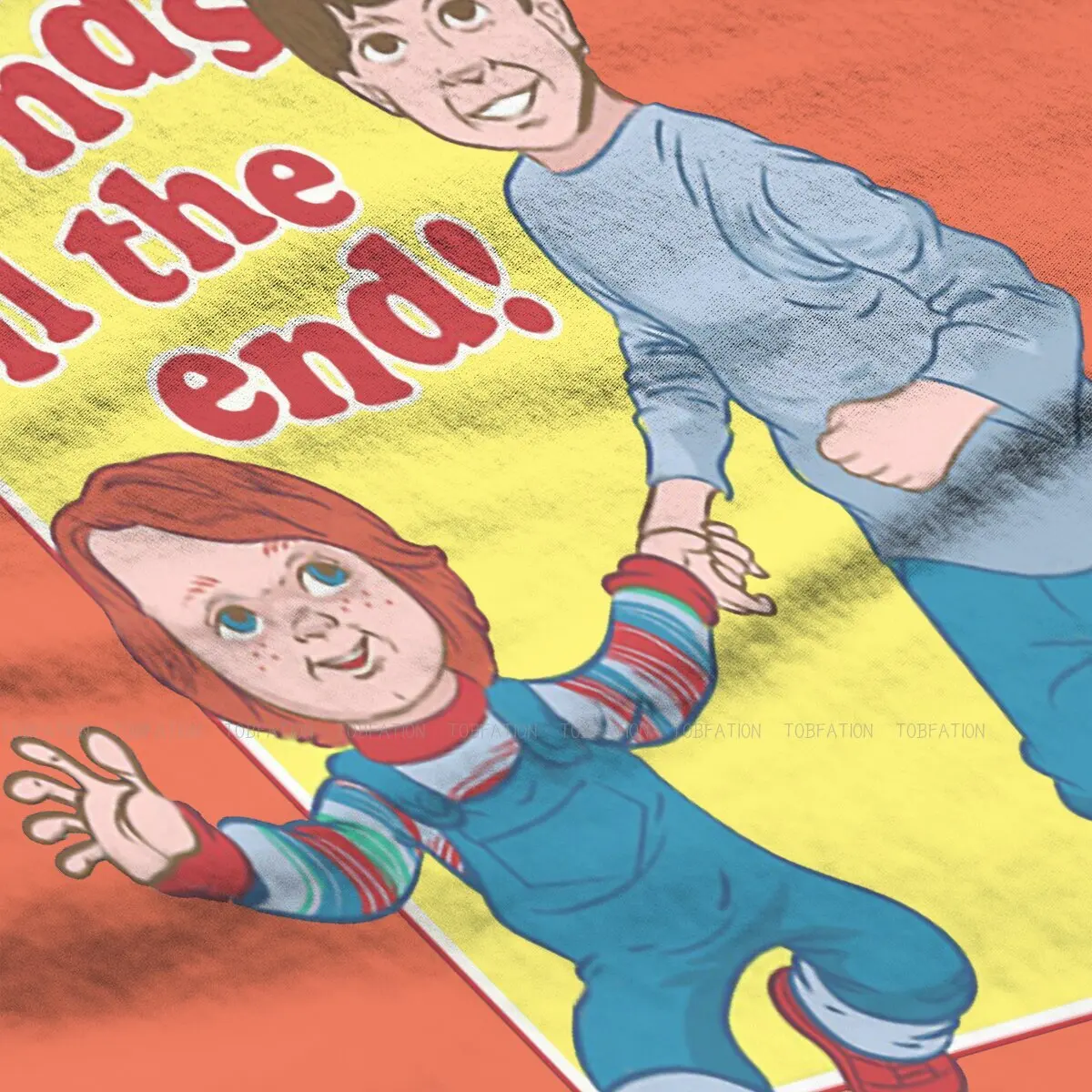 Футболка с куклой Чаки старого образца для женщин девушек друзей базовая