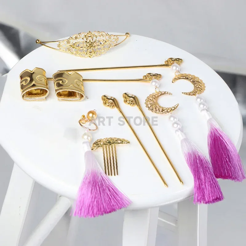 Парик для косплея FuXuan Honkai: Star Rail Косплей Honkai Розовый парик с градиентом