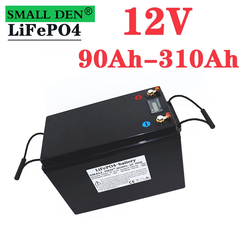 

12V 90Ah 100Ah 200Ah 280Ah 310Ah lithium iron phosphate battery pack 12.8V RV camping golf cart off-road off grid solar energy