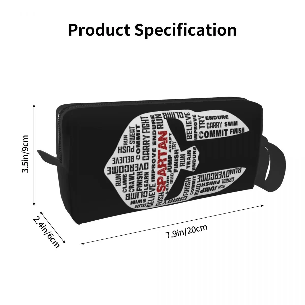 Kawaii Spartan Race дорожная сумка для туалетных принадлежностей женщин Sparta Spirit