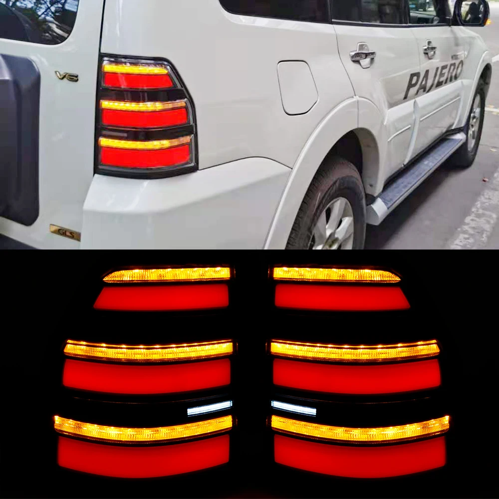 

For Mitsubishi Pajero Montero V93 V97 2006 - 2020 Car styling Taillight Tail Light LED Rear Lamp DRL Brake Signal Reverse