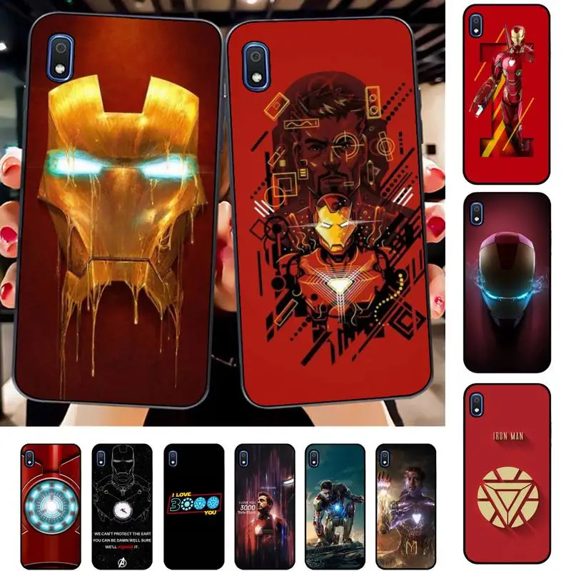 

BANDAI Iron Man Phone Case for Samsung A51 01 50 71 21S 70 31 40 30 10 20 S E 11 91 A7 A8 2018