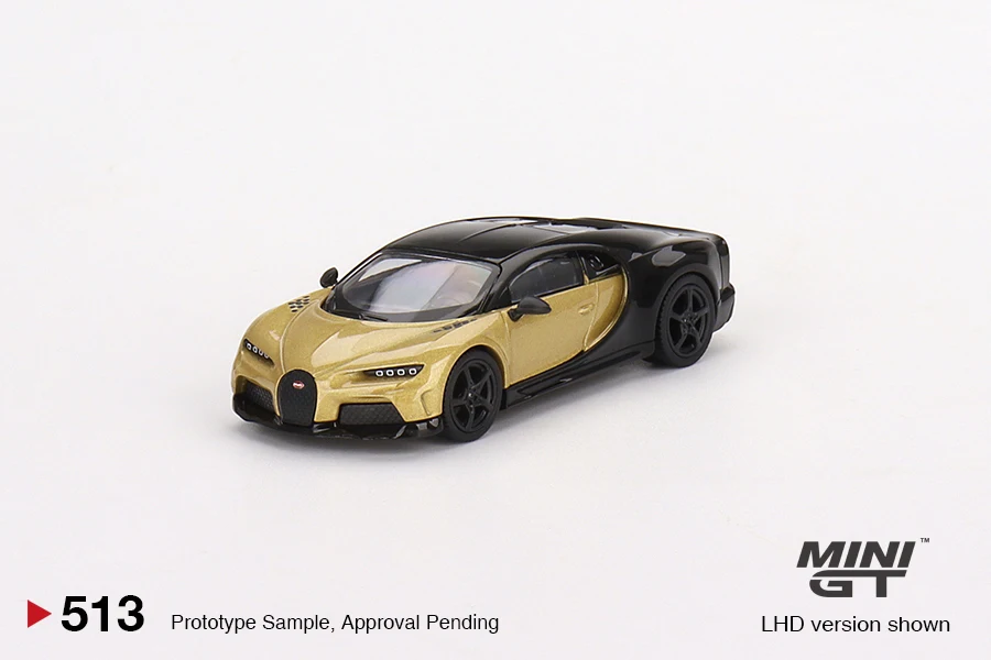 

Мини GT 64 Bugatti Chiron, супер Спортивная Золотая фотография