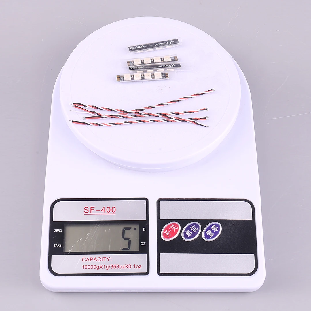 4 шт. светодиодный контроллер PandaRC LED0539 FPV RGB светодиодная лента 5 В программируемый