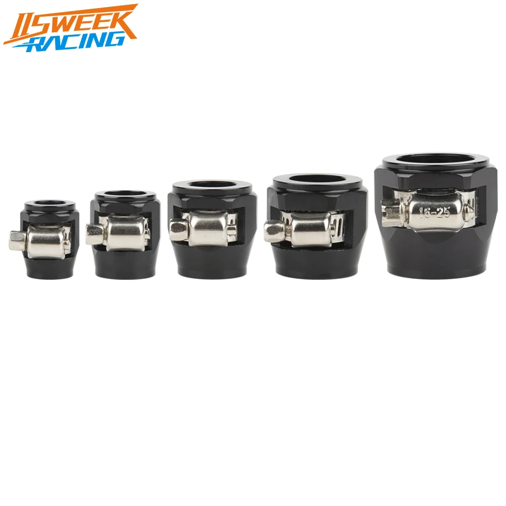 

Универсальные зажимы для шланга, зажимы для труб AN4/6/8/10/12, зажим для отделки шланга с винтовой лентой для топлива/масла/дизельного топлива/га...