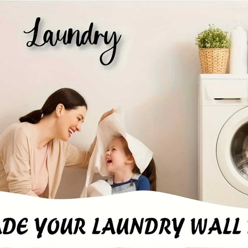 1 шт. металлическая декоративная наклейка для стирки