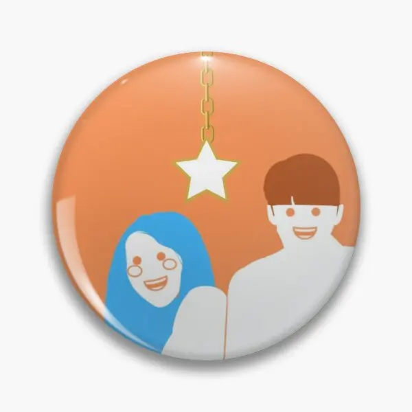 Твердая красота Джу Кёнг - настраиваемый мягкий кнопочный значок для пары, креативный значок, забавная шляпа, милые модные украшения-броши.