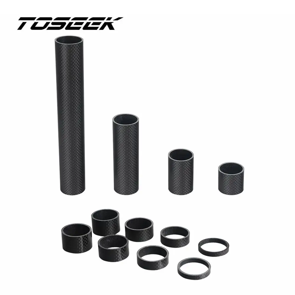 

3K Глянцевая/матовая углеродная шайба 28,6 мм, Проставочные распорки для велосипедной передней вилки, велосипедная гарнитура, Проставка 5 мм 10 ...