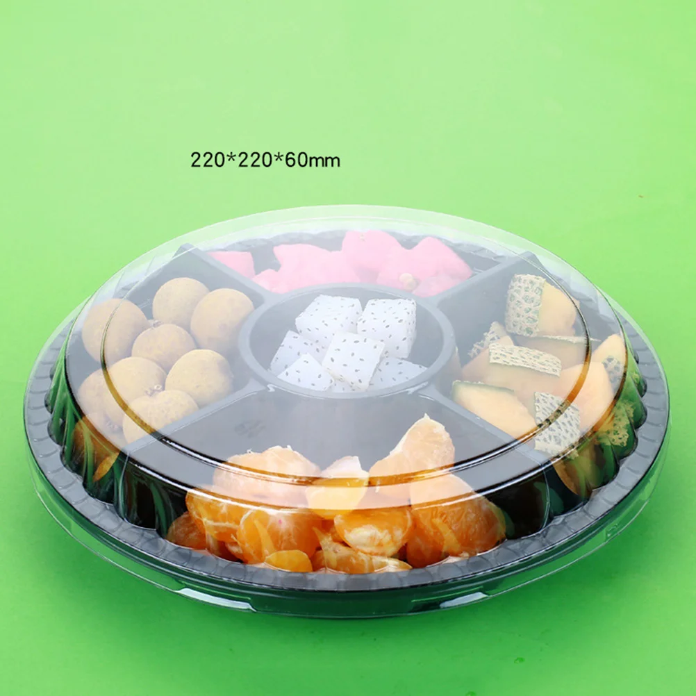 

10PCS Storage Containers Containers Fruit Box Round Storage Containers With Lids Fruit Box