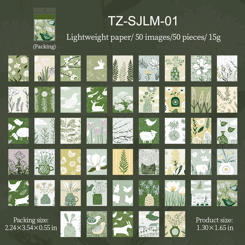 

Коллажная книга-стикербук JIANWU «Весенние цветы»