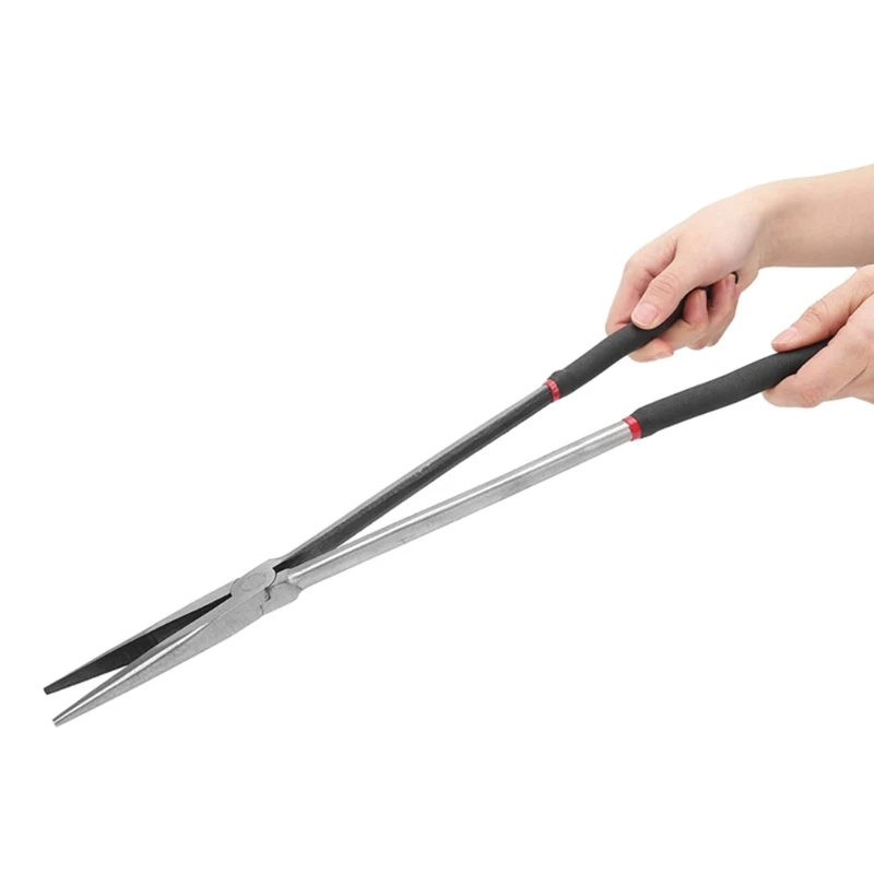 

16 Inch Extra-Long Pliers Hand Tool Long Nose Plier Multi-purpose Pliers Straight Nose Pliers 410mm 25 / 45 Degree Bend