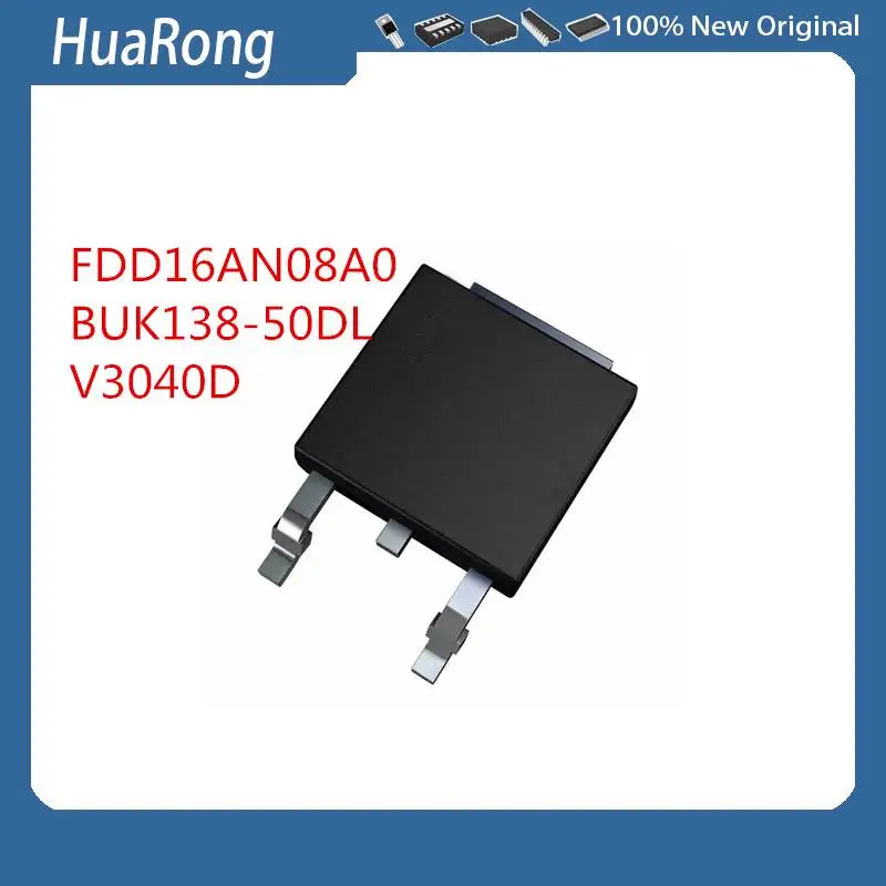 20 шт./лот FDD16AN08A0 FDD16AN08A BUK138-50DL BUK138 50DL V3040D ISL9V3040D3ST TO-252 20 шт./лот FDD16AN08A0 FDD16AN08A BUK138-50DL BUK138 50DL V3040D ISL9V3040D3ST TO-252