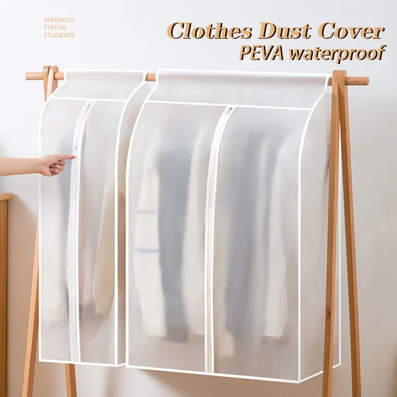 Dustproof Clothes Cover Wardrobe Hanging Organizer Storage Bags Suit Coat Dust Protector Bag for |