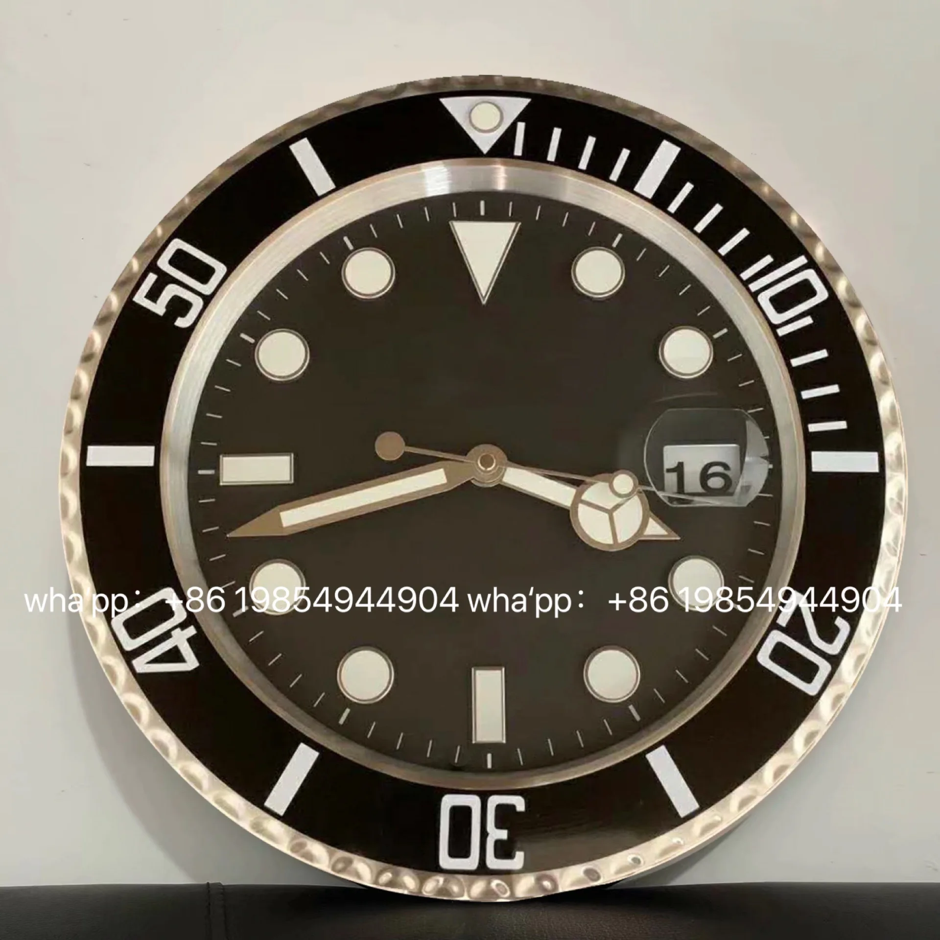 Роскошные дизайнерские настенные часы металлические большие дешевые из