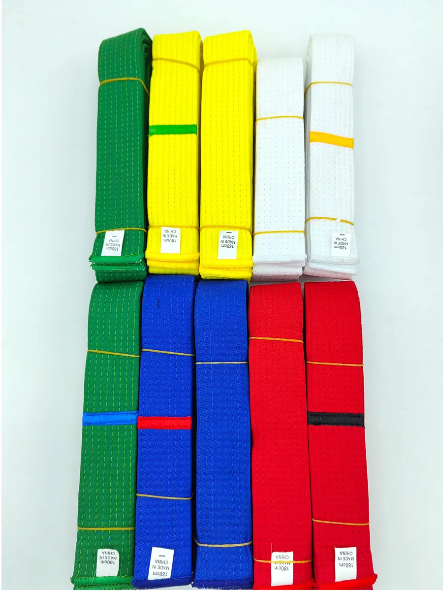 

ITF INTERNATIONAL TAEKWON‑DO FEDERATION Belt, Yellow Green White Blue Red, Junior Intermediate Advanced Customized Processing