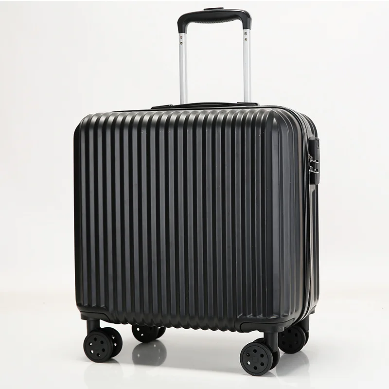 18 Inch Solid Color Mini Cute Boarding Travel Portable Case Password Trolley Case