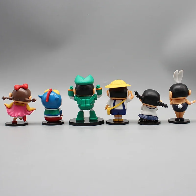 Фигурки Crayon Shin-chan 8 5 см нохара шинсукэ кантамуй робот экшн-фигурки из ПВХ аниме