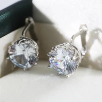elegant women fashion earrings vintage white blue earrings jewelry wedding jewelry gifts