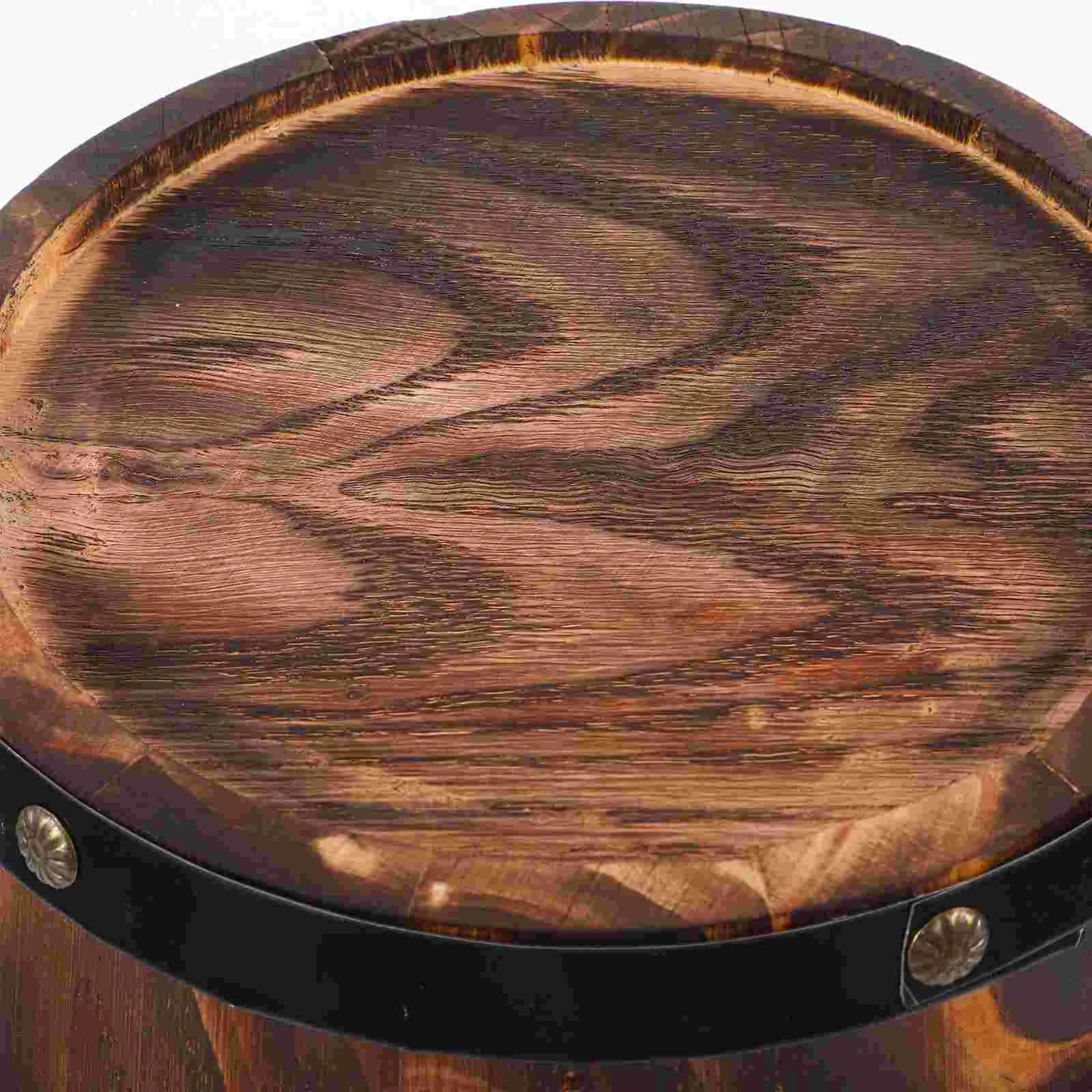 Бочка Декоративное украшение для пива Маленькое виски Деревянное ремесло Пейзаж