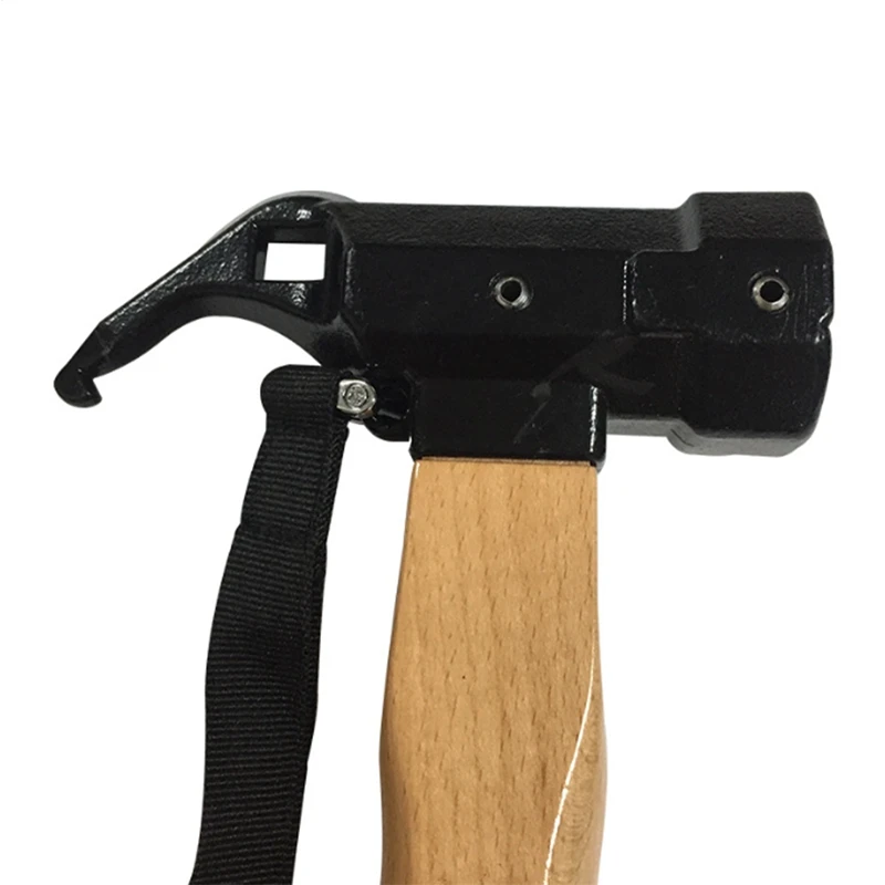 1 шт. спасательный молоток с деревянной ручкой