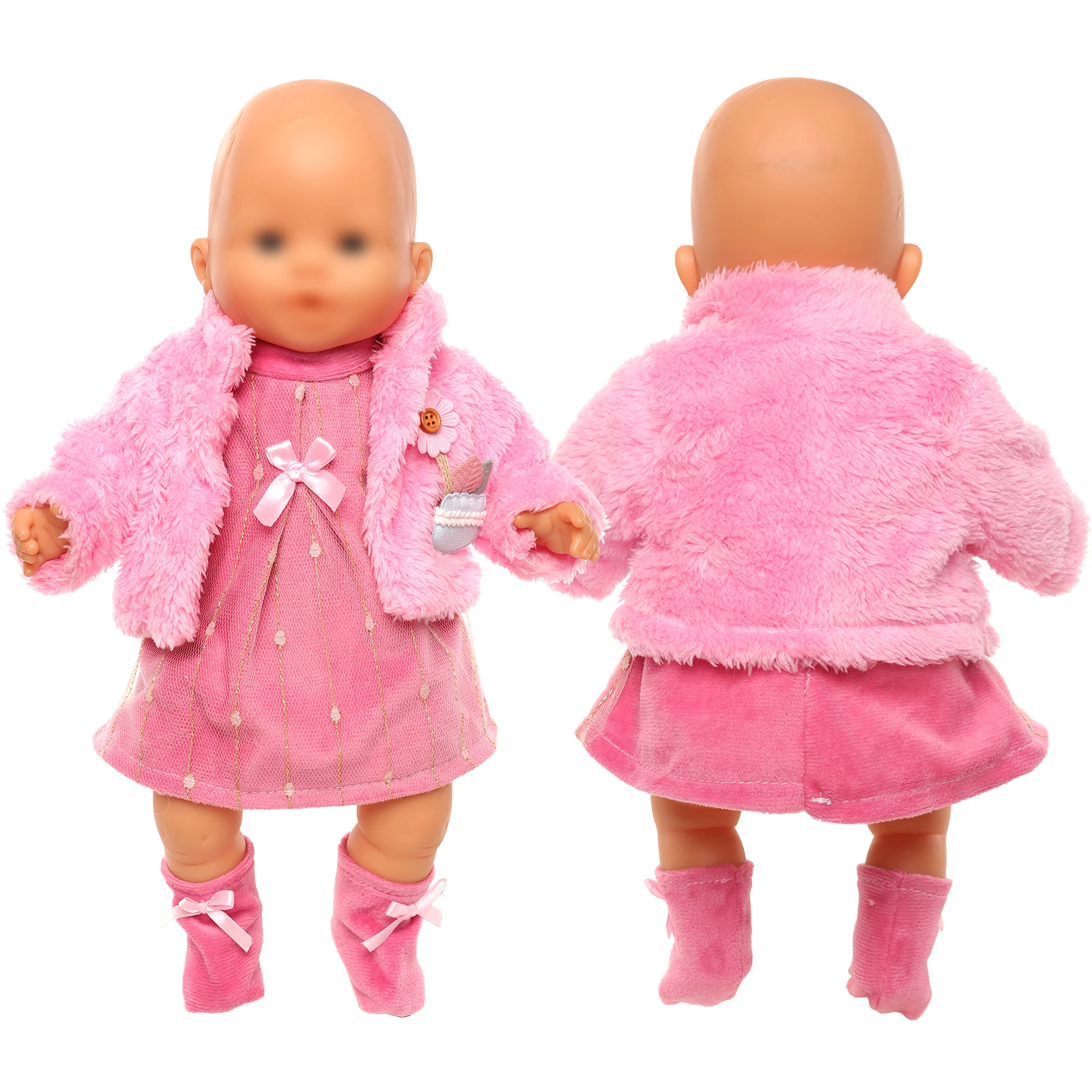 Sets 3 Pieces For Corolle Baby Doll Best For Princess Girl Birthday Gift