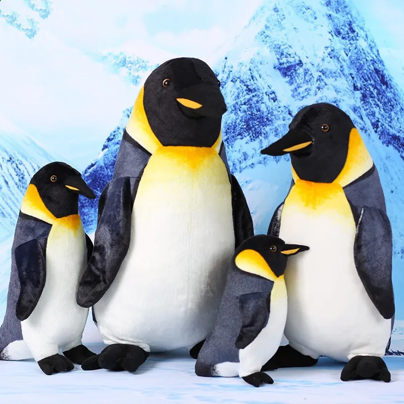 

Cute Simulation Penguin Plush Doll Pillow Creative to Send Children's Girlfriend Birthday Gift Sofa Living Room Penguin Pillow