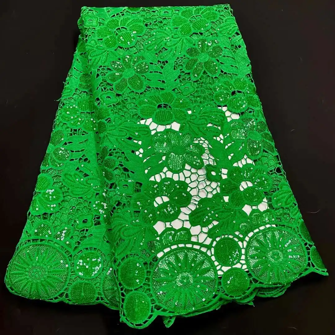 Новейшая нигерийская африканская хлопчатобумажная кружевная ткань 2022 недорогая