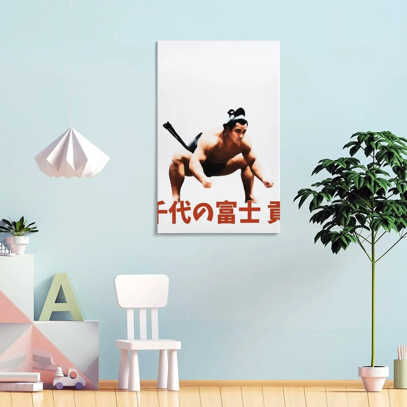 Yokozuna C Moyofuji Mitsugu Волк Холст Картина винтажный домашний декор декоративная картина