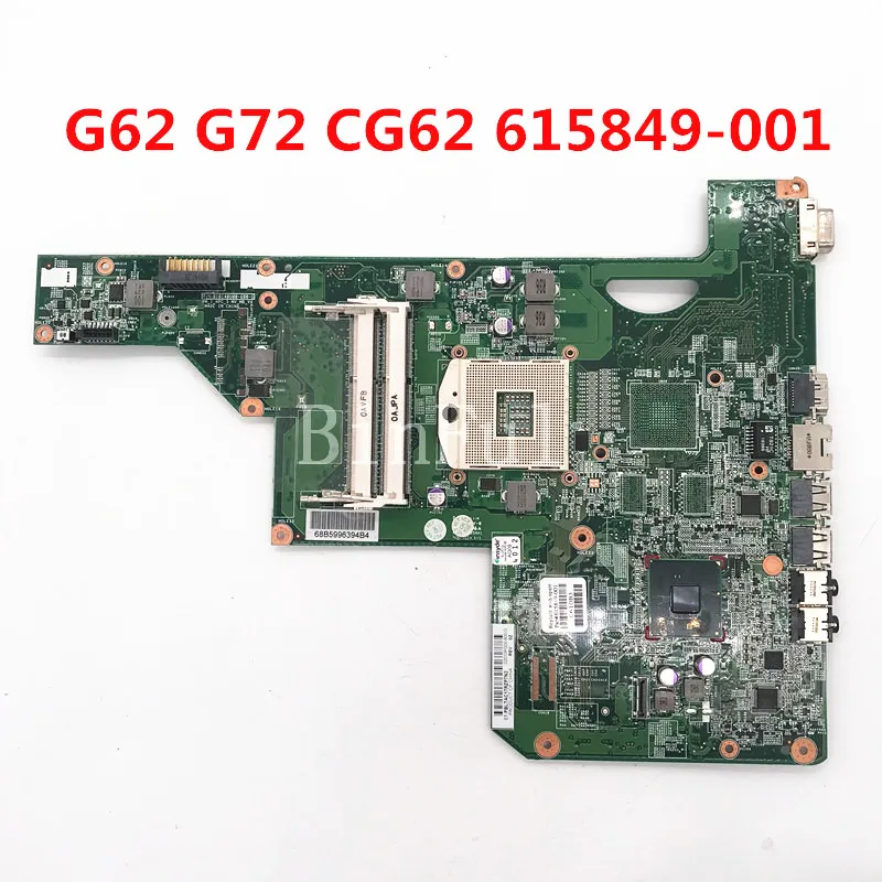 For HP G62 G72 CQ62 Laptop Motherboard 597674-001 597673-001 610160-001 610161-001 615849-001 605903-001 100% Full Tested Good