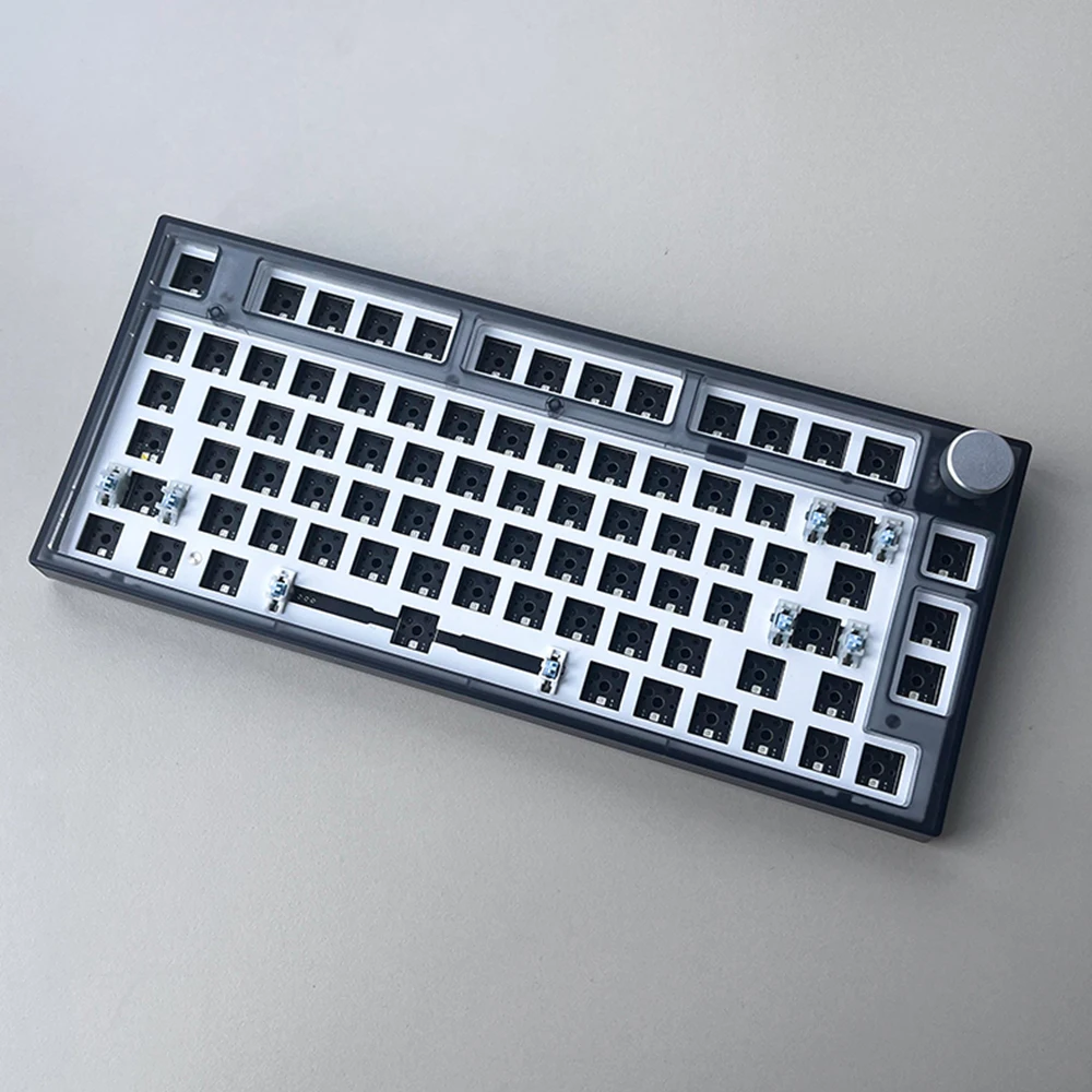 Беспроводная механическая клавиатура Keydous NJ80 2 4g BT5.0 Type-c RGB наборы сделай сам для WIN