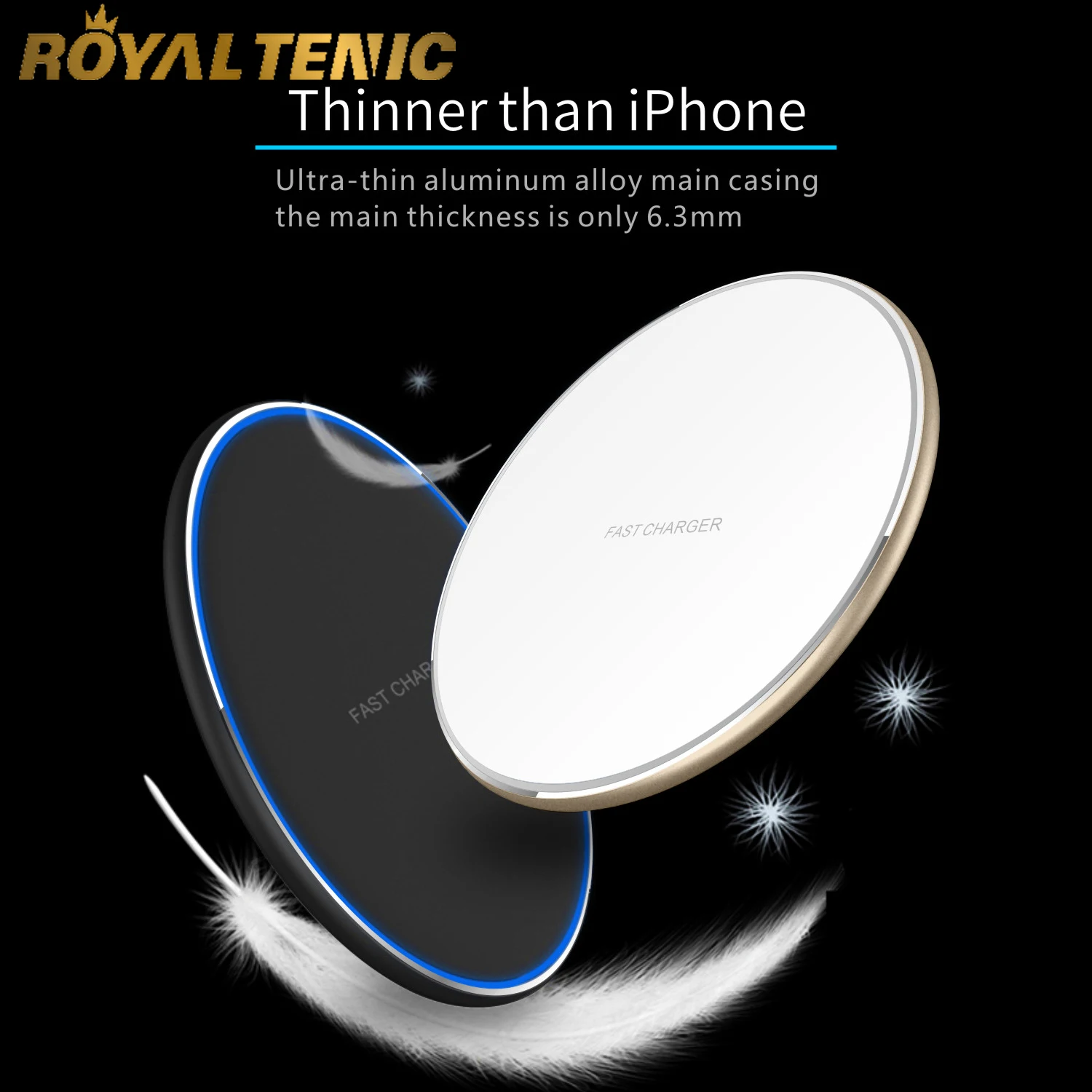 

Беспроводное зарядное устройство 10 Вт Qi для iPhone 14, 13, 12, 11 Pro Max, Huawei, Xiaomi, Samsung S20