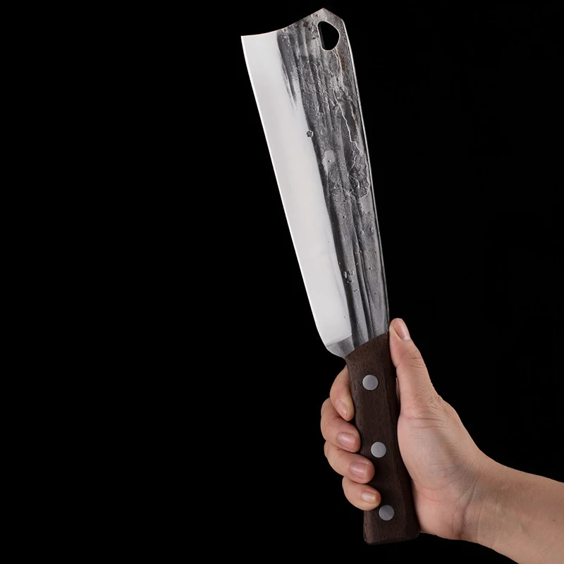 

Wood Chopper Knife 8 Inch Sharp Hunting Chop Hatchet Handmade Forged Longquan Kitchen Knife Bone Meat And Poultry Tools Coltello