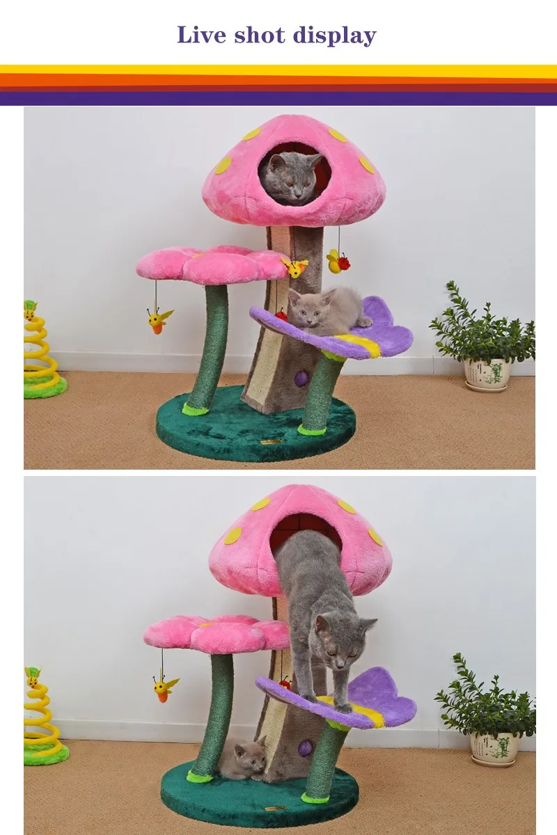 Кошка скалолазающая рама кошка прыгающая платформа сизаль кошечка царапина