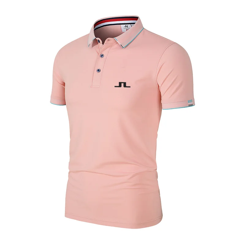 

2022 Summer New Breathable Golf Polo Shirt Men Casual Short Sleeve Summer J Lindeberg Men Polo Shirt Sports Tee Male Tops S-4XL