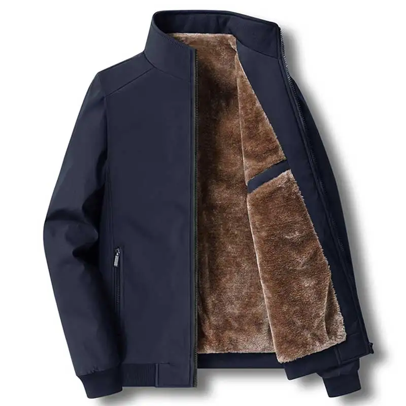 

Зимняя Мужская парка большого размера 8XL, толстая плюшевая теплая парка, Мужская водонепроницаемая ветрозащитная куртка для мужчин, однотонная повседневная куртка, Мужское пальто