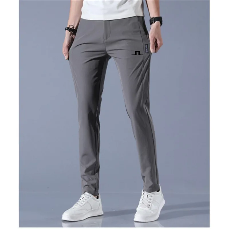 

2023 Summer Men Golf Pants High Quality Elasticity Fashion Casual Trousers Men's Breathable J Lindeberg Golf Wear