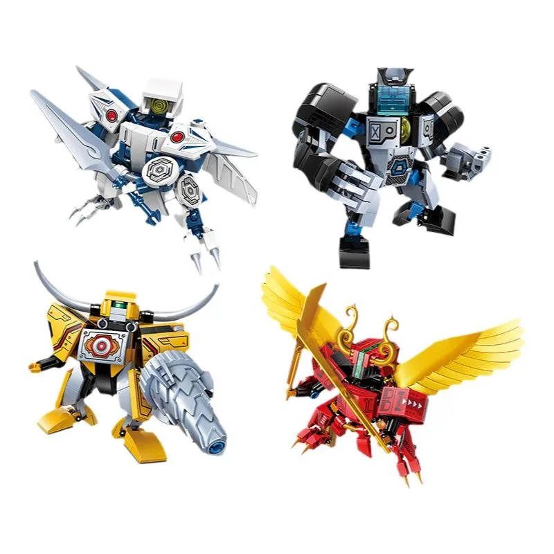 2 в 1 Детский конструктор динозавр