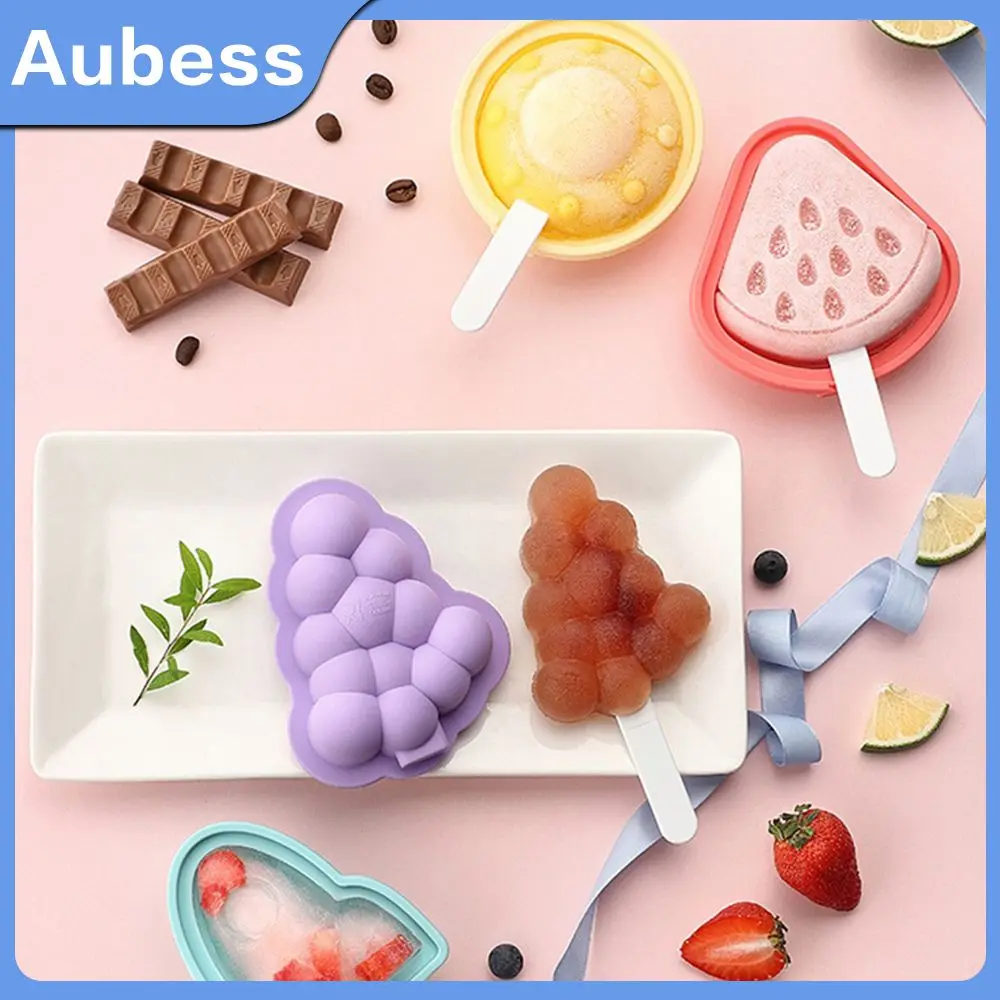 

Get Rid Of Tedious Cleaning Ice Cream Mold Diy Childrens Ice Cream Mold With Cover No Smell To Eat At Ease Household Silica Gel