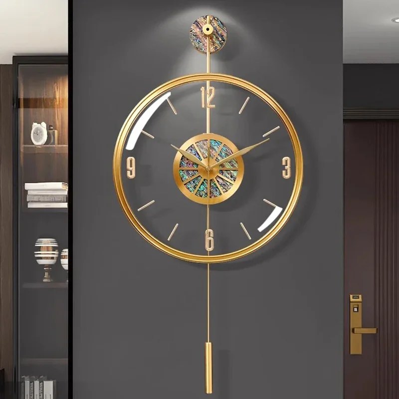 Цифровые металлические настенные часы для гостиной роскошные механизмы ванной