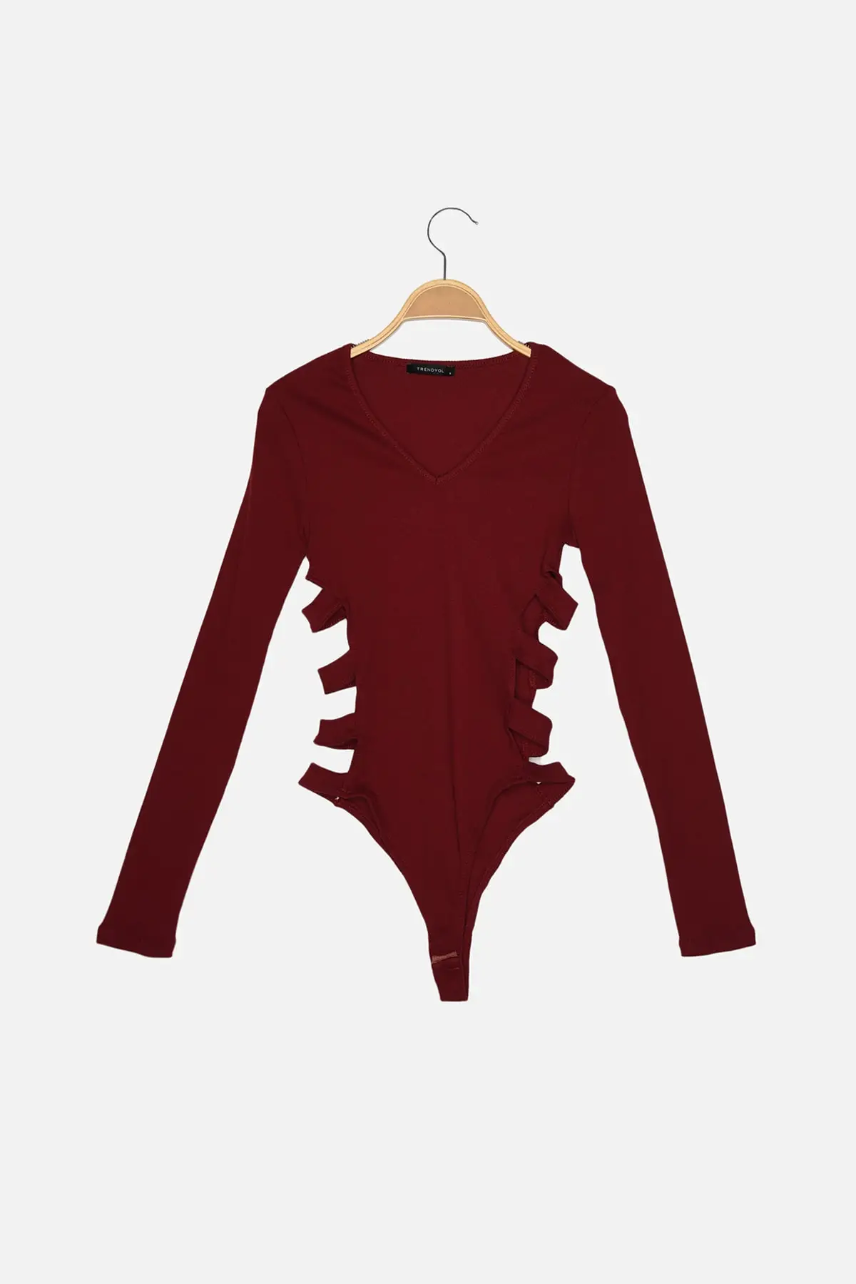 

Trendyol Cut Outlu Ribbed Knit Body TWOAW22BD0040