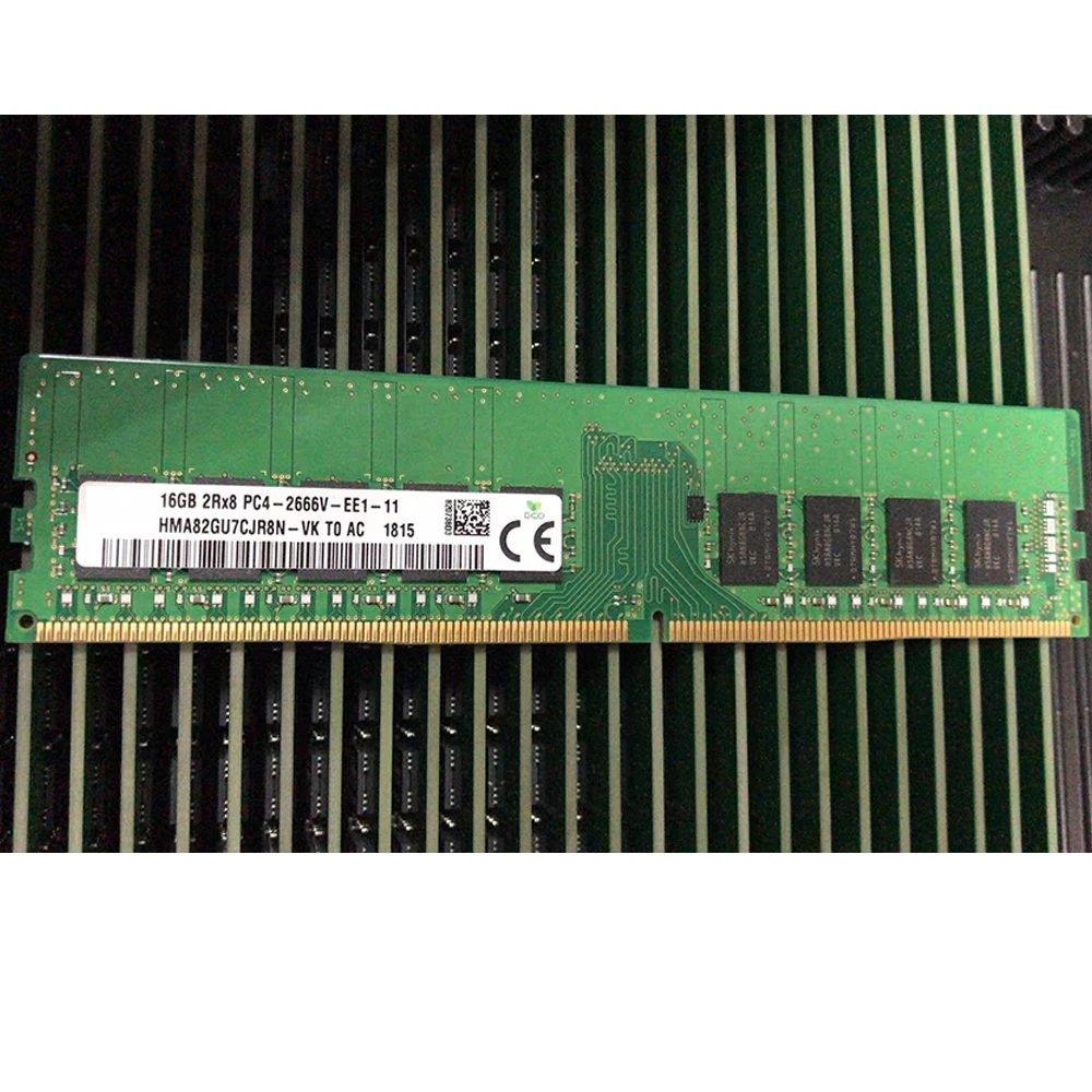 1 шт. 16G 2RX8 PC4-2666V ECC EUDIMM для серверной памяти SKhynix HMA82GU7CJR8N-VK