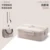 Northern Europe beige single layer   lunch box bag