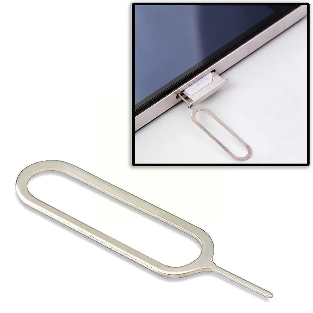 

50 Pcs Sim Card Tray Removal Eject Pin Tool Steel Pin Part Needle Replacement Card Smartphone Card Remover Tool W5r1