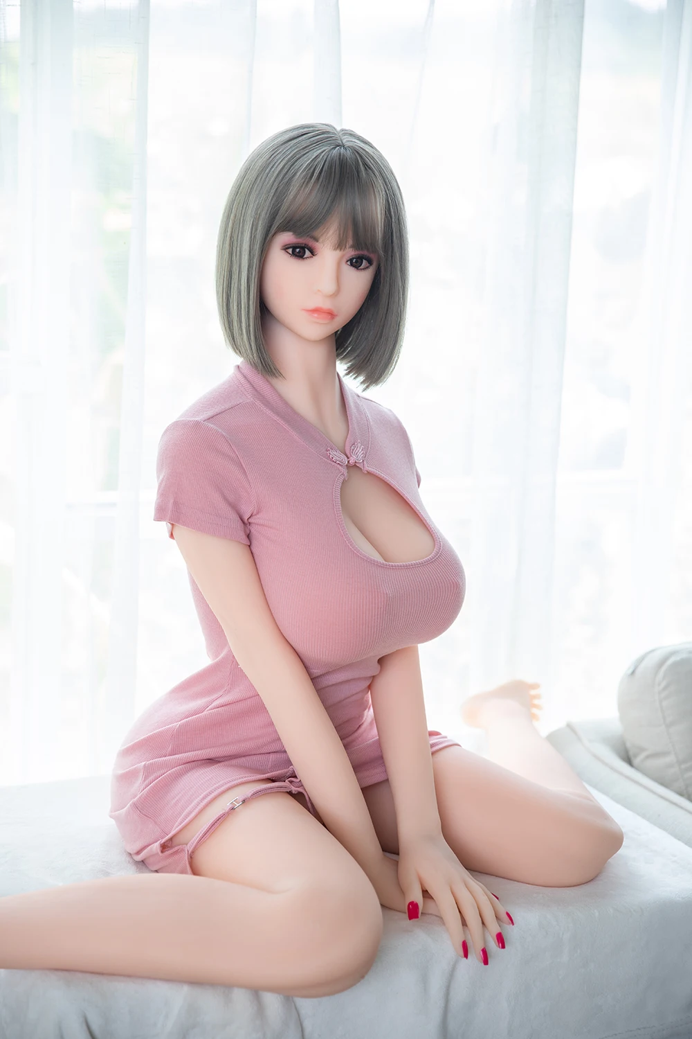 Секс-Кукла Реалистичная силиконовая голова Японская секс-кукла взрослые