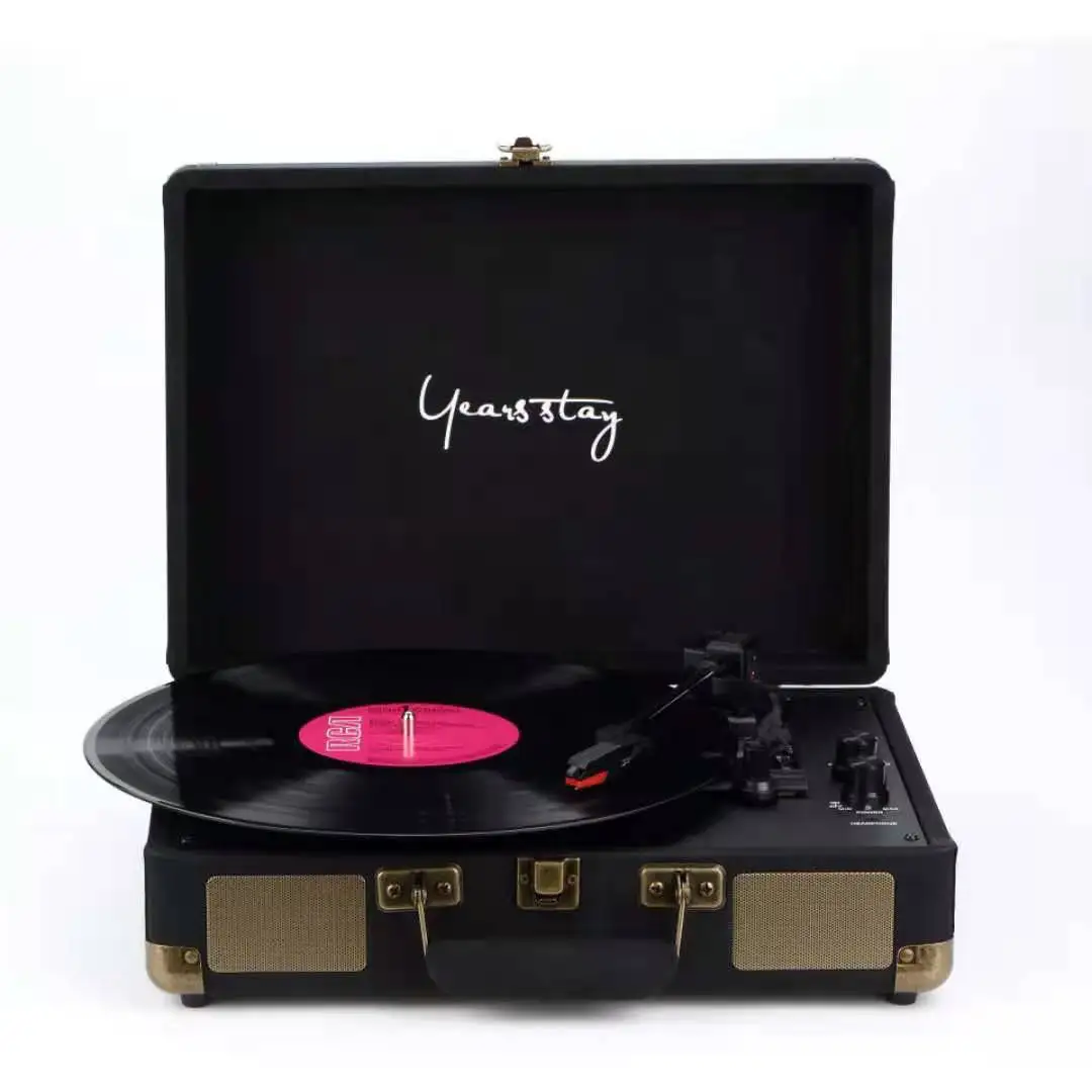 

Vinyl Turntable Record Player LP Disc BT Gramophone Phonograph