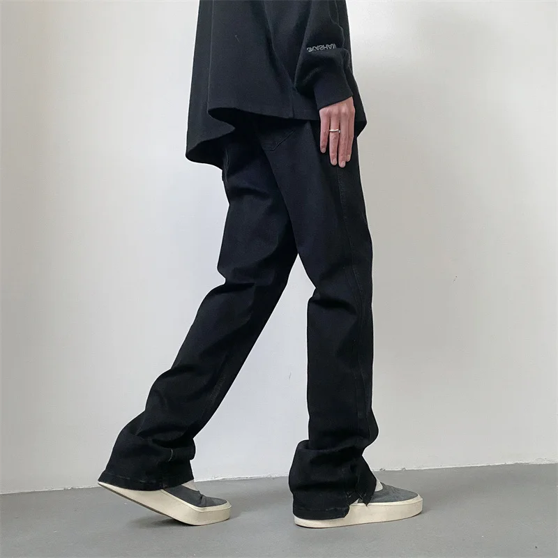 2023 Stretch-fitting Jeans Men Fashion Casual Vintage Straight Jeans Men Streetwear Hip-hop Denim Pants Mens Trousers S-3XL