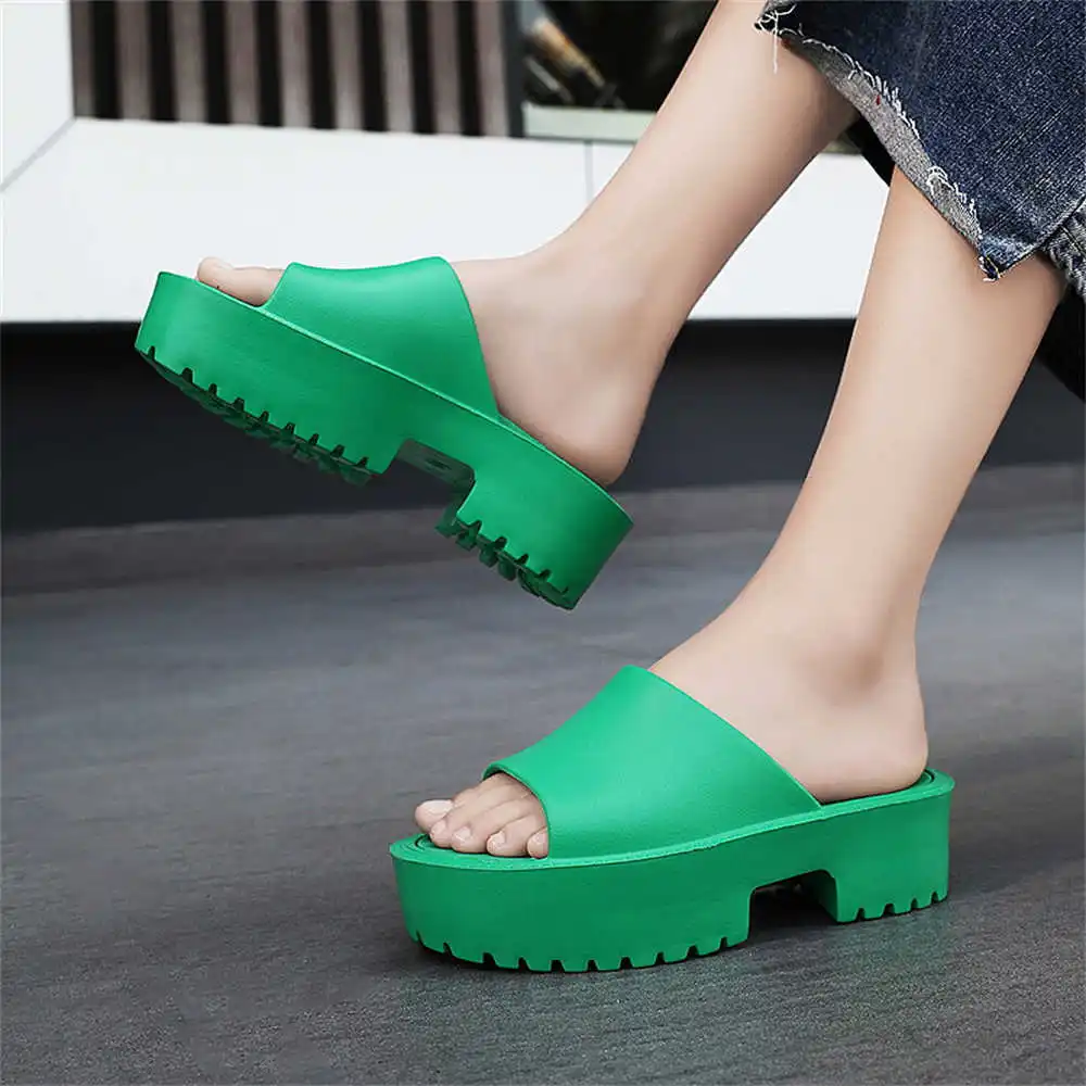 

wide heel peep toes slippers women home overseas shoes breathable sandals sneakers sport nice saoatenis models funny boty YDX1