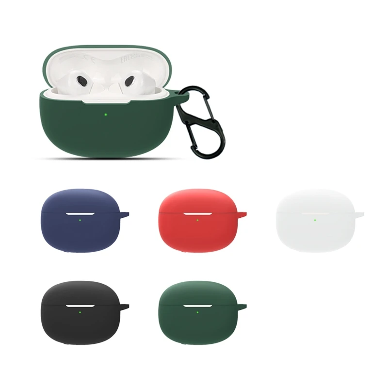 

Headphone Shockproof Housing Skin-friendly Cover for xiaomiBuds 3T Pro Washable Silica Non-slip Sleeve Impact-resistant