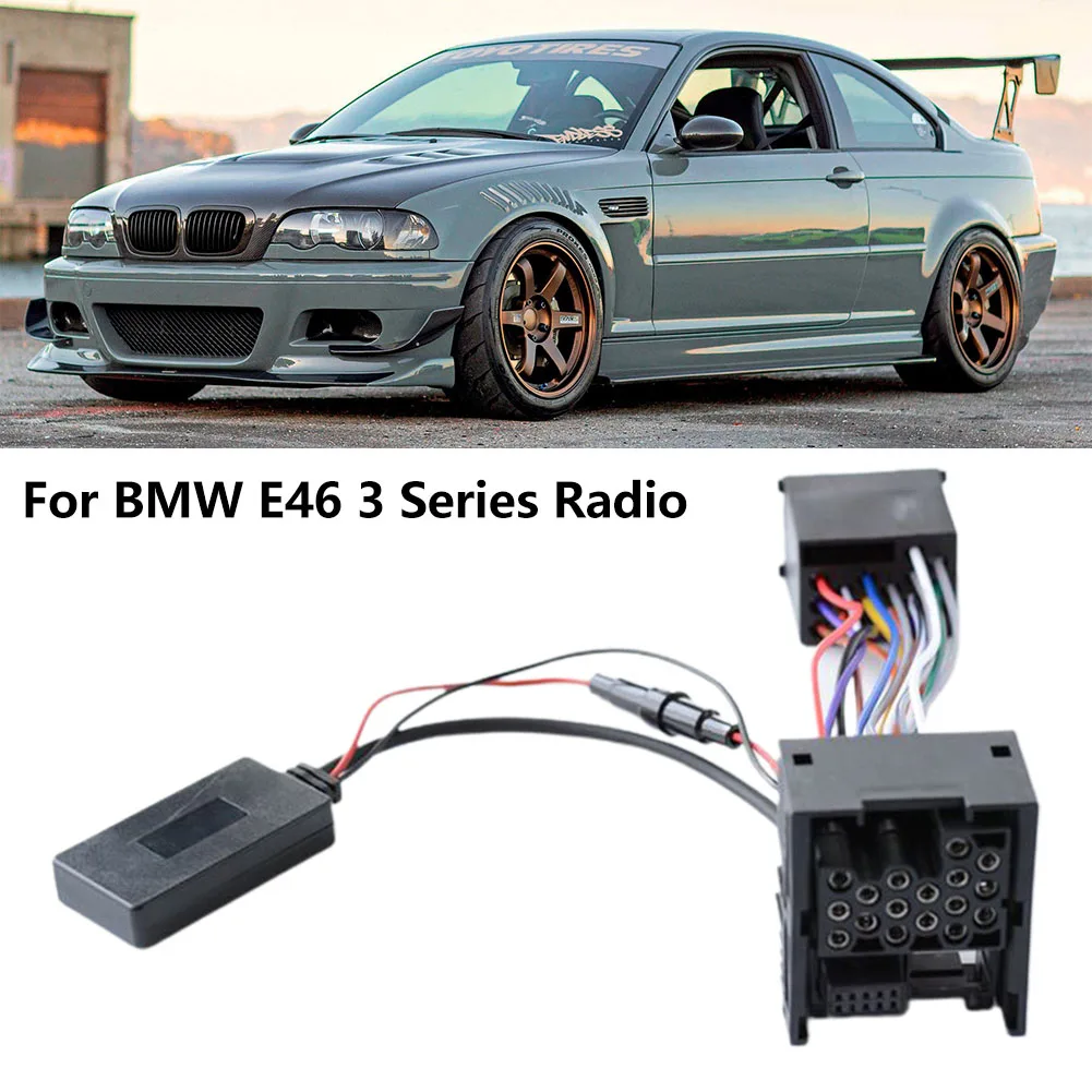 

Автомобильный аудиокабель для BMW E46, 3 серии, радио, Bluetooth, 10 контактов, AUX-кабель без потерь, адаптер, автомобильная электроника, аксессуары